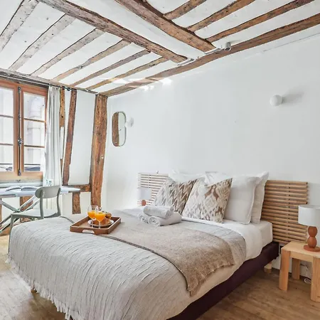 Bnbnova - Chic 1br Steps From The Louvre & Palais Royal & Opera Apartment Paris